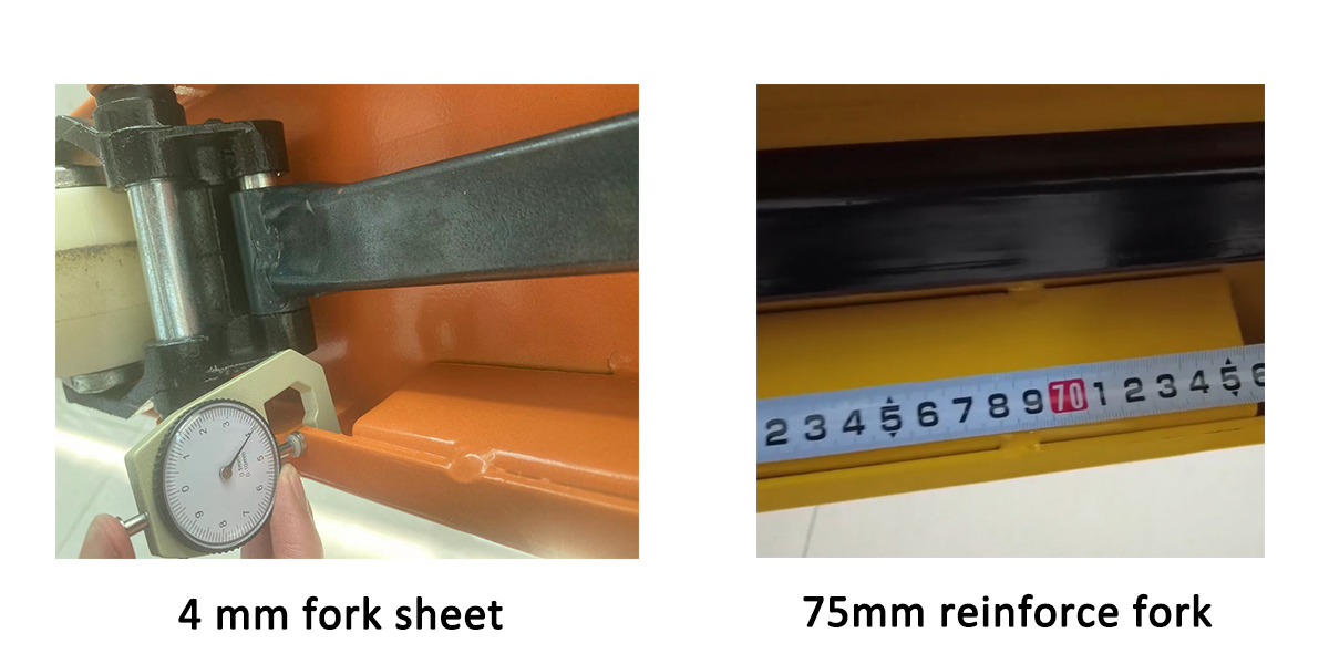 hand pallet truck detail