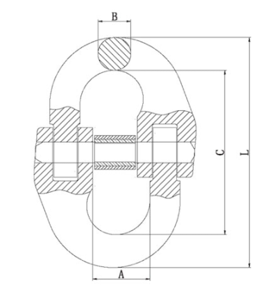connecting link drawing